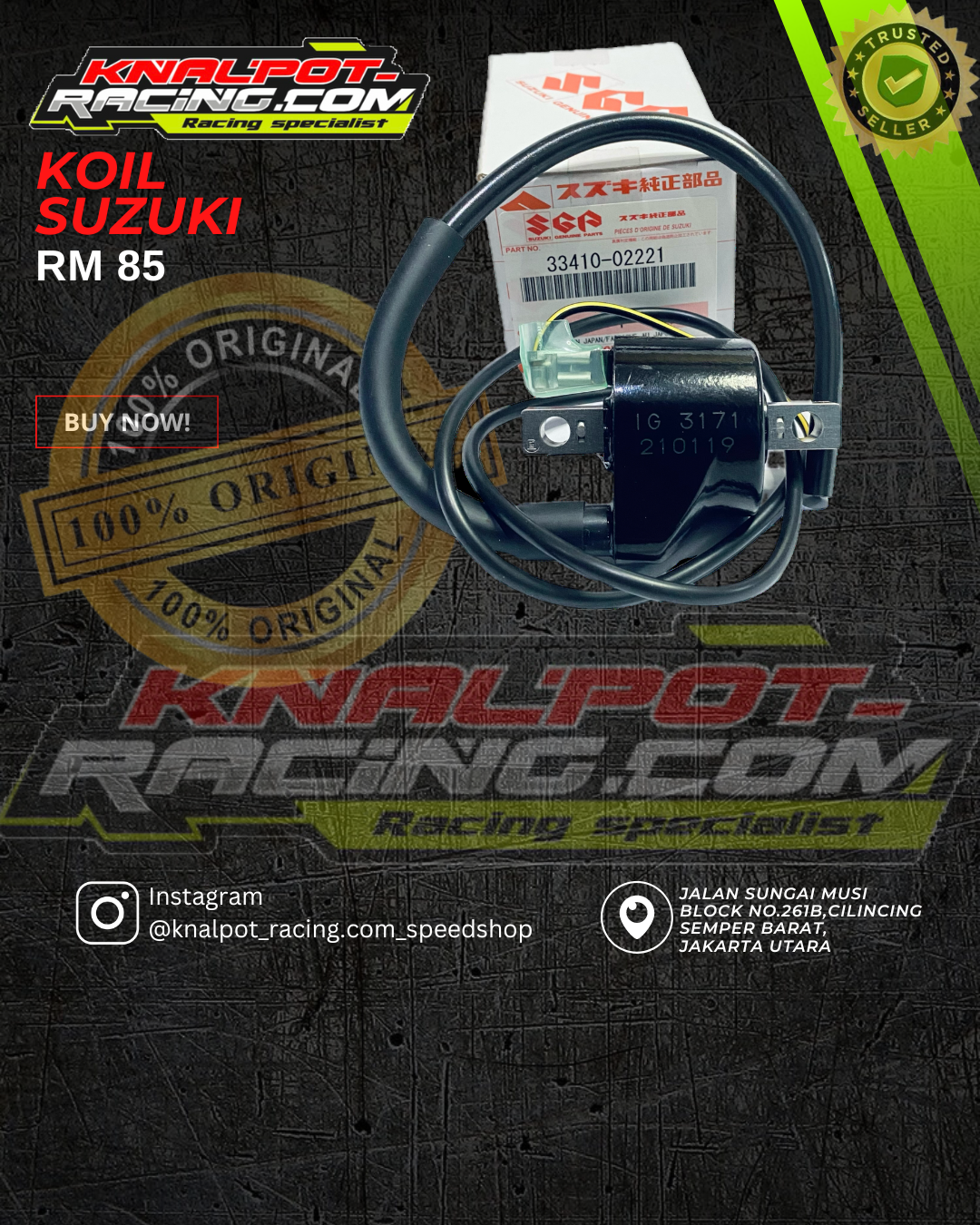KOIL SUZUKI RM 85